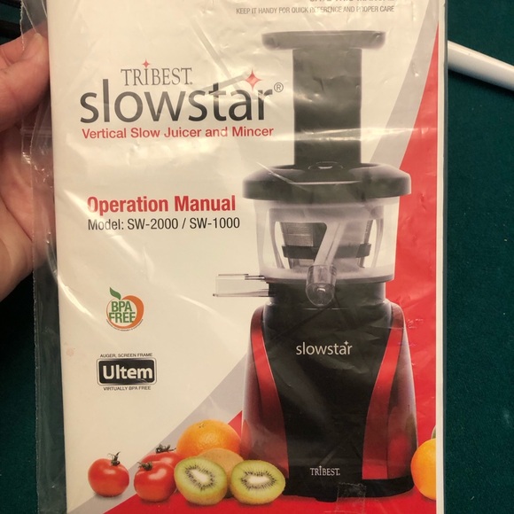 Tribest slow star sw-2000 vertical slow juicer and mincer - Picture 2 of 9